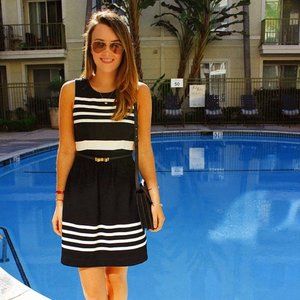 Madewell Afternoon Dress in Saltwater Stripe XS